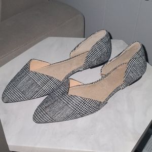 Women's size 11 plaid flats